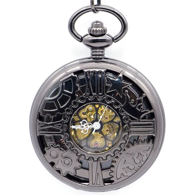 ☀ Vintage, High Quality, Hand Wind, Pocket Watch & Chain.