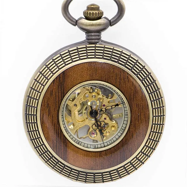 ☀ Vintage, High Quality, Hand Wind, Pocket Watch & Chain.