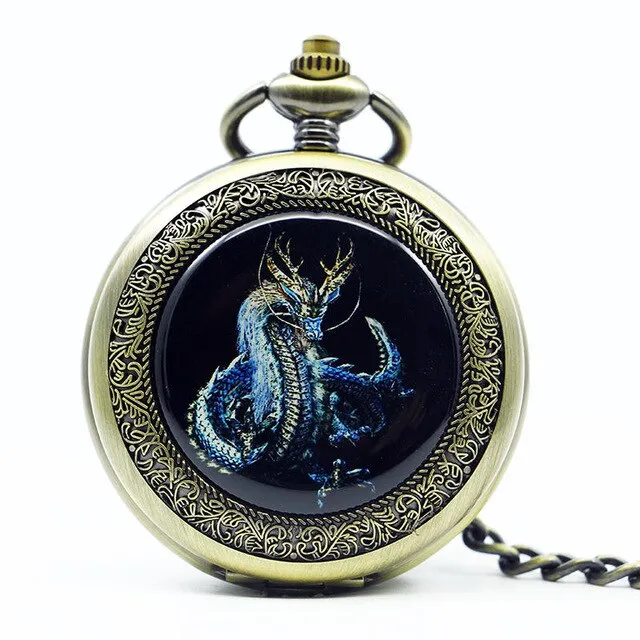 ☀ Vintage, High Quality, Hand Wind, Pocket Watch & Chain.