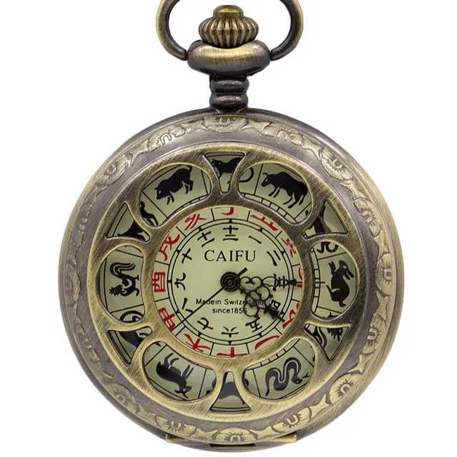 ☀ Vintage, High Quality, Hand Wind, Pocket Watch & Chain.