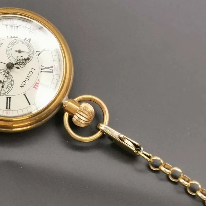 ☀ Vintage, High Quality, Hand Wind, Pocket Watch & Chain.