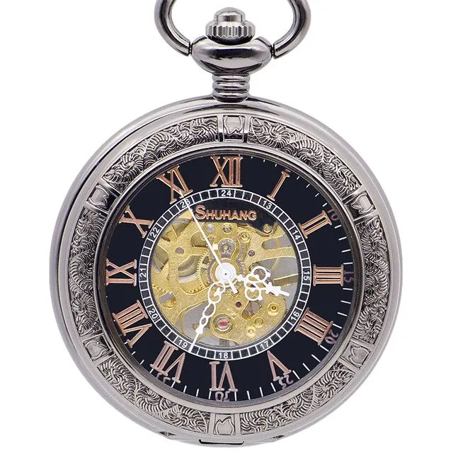 ☀ Vintage, High Quality, Hand Wind, Pocket Watch & Chain.