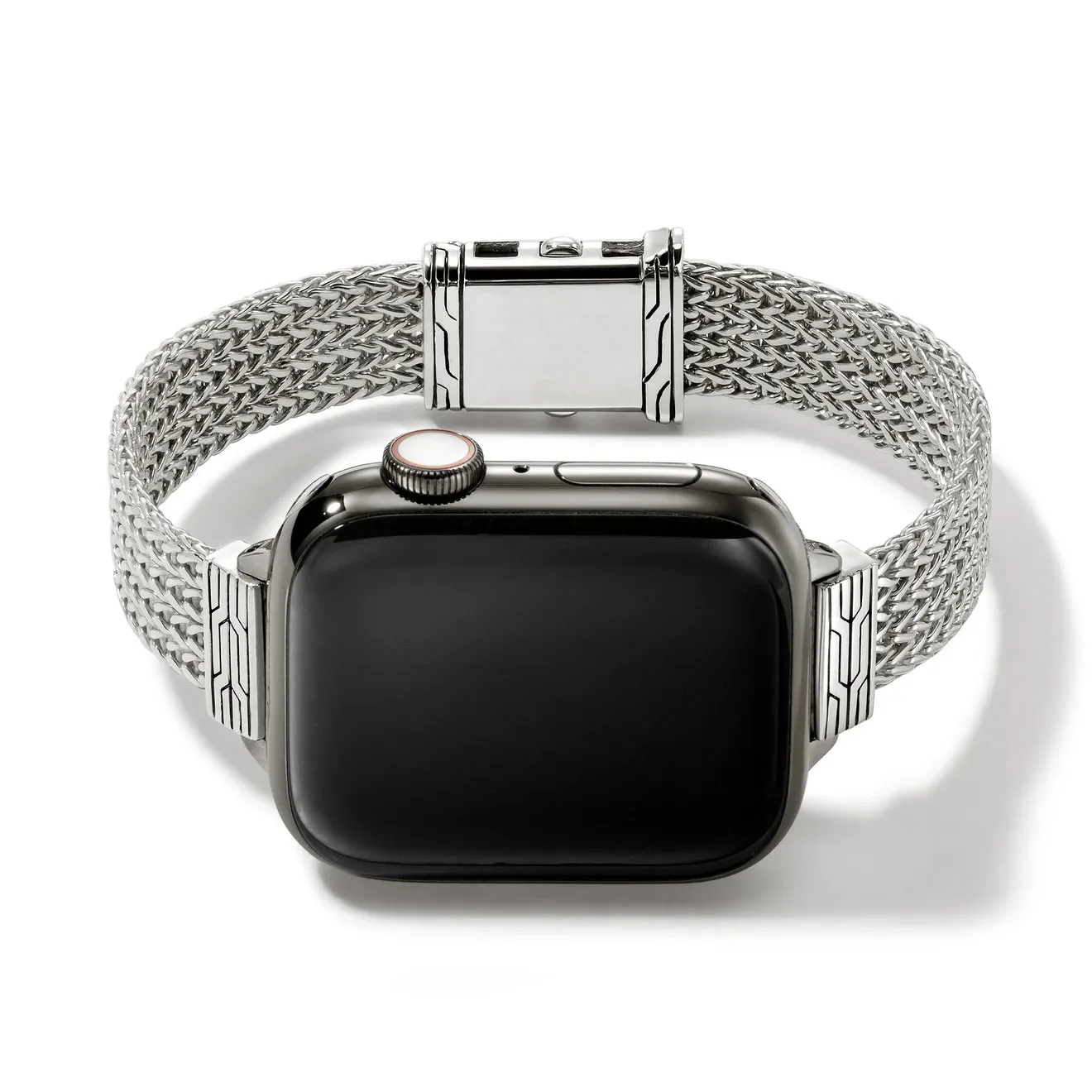 12MM Smart Watch Strap in Sterling Silver by John Hardy