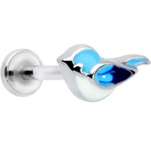 16 Gauge 5/16 Happy Little Blue Bird Labret Monroe Tragus