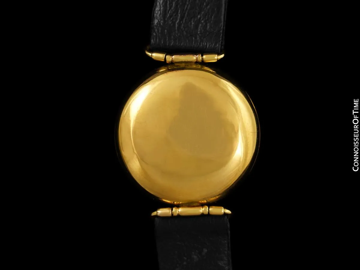1924 Rolex "Submarine" Full Hermetic Pre-Oyster Vintage Mens Watch - 18K Gold