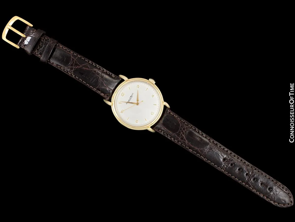 1947 Vintage IWC Mens Large Caliber 89 Handwound Watch with Claw Lugs - 18K Gold