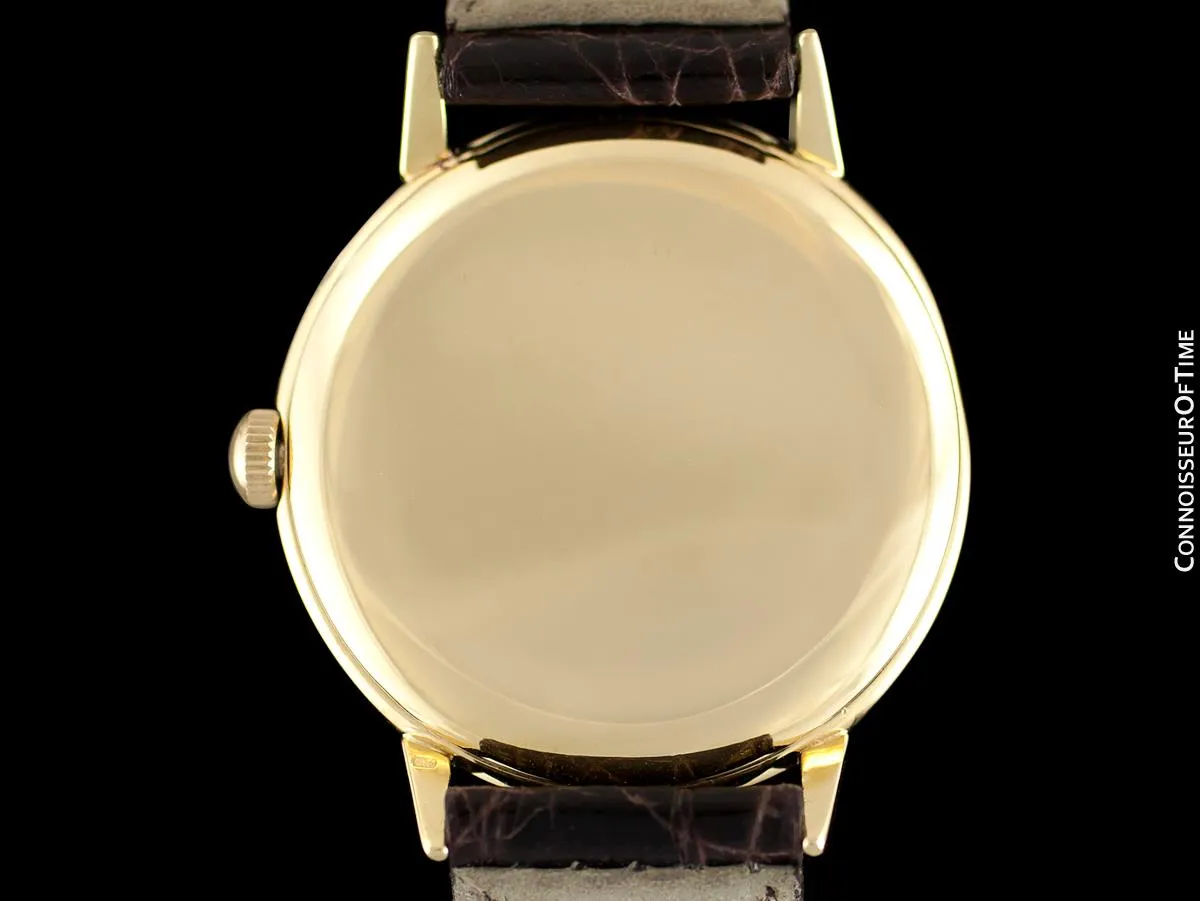 1947 Vintage IWC Mens Large Caliber 89 Handwound Watch with Claw Lugs - 18K Gold