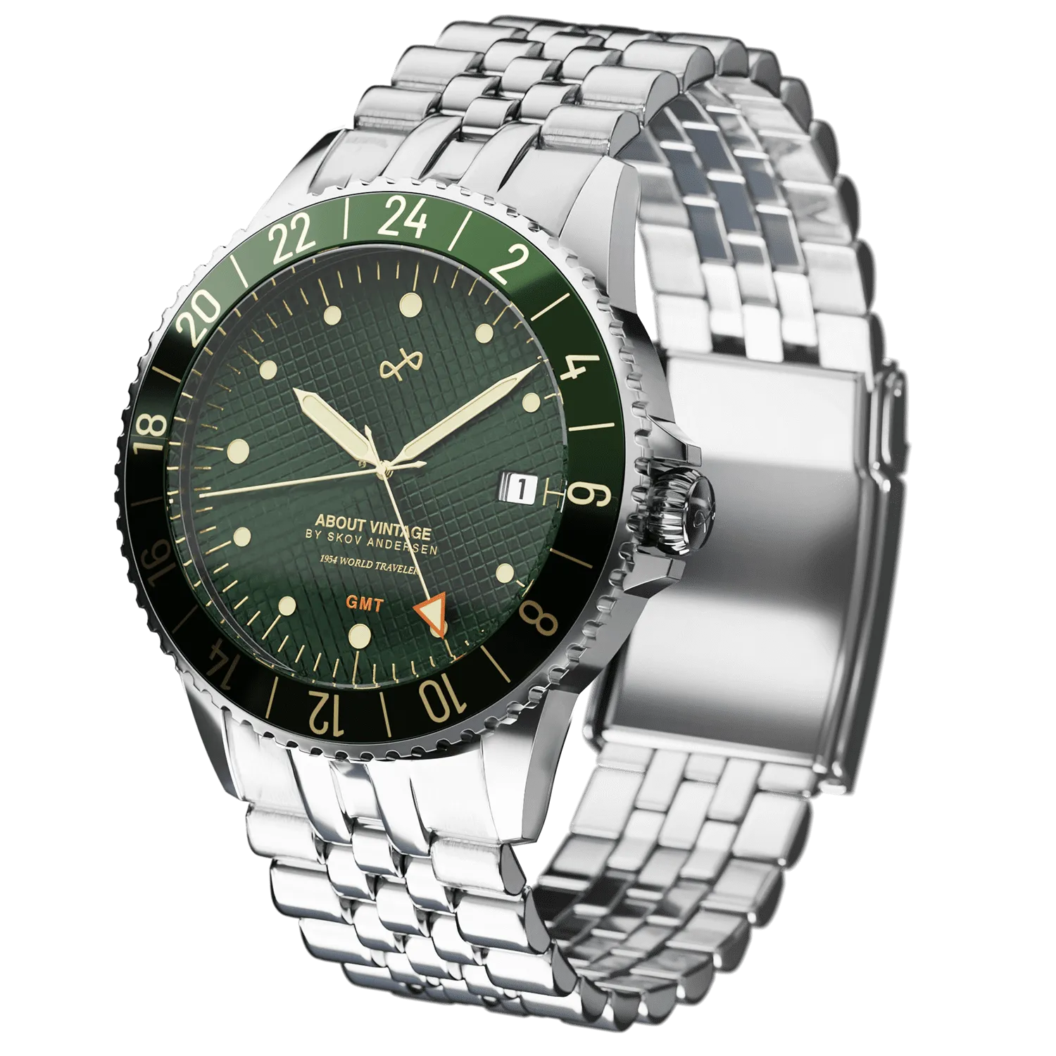 1954 GMT, Steel / Green Turtle