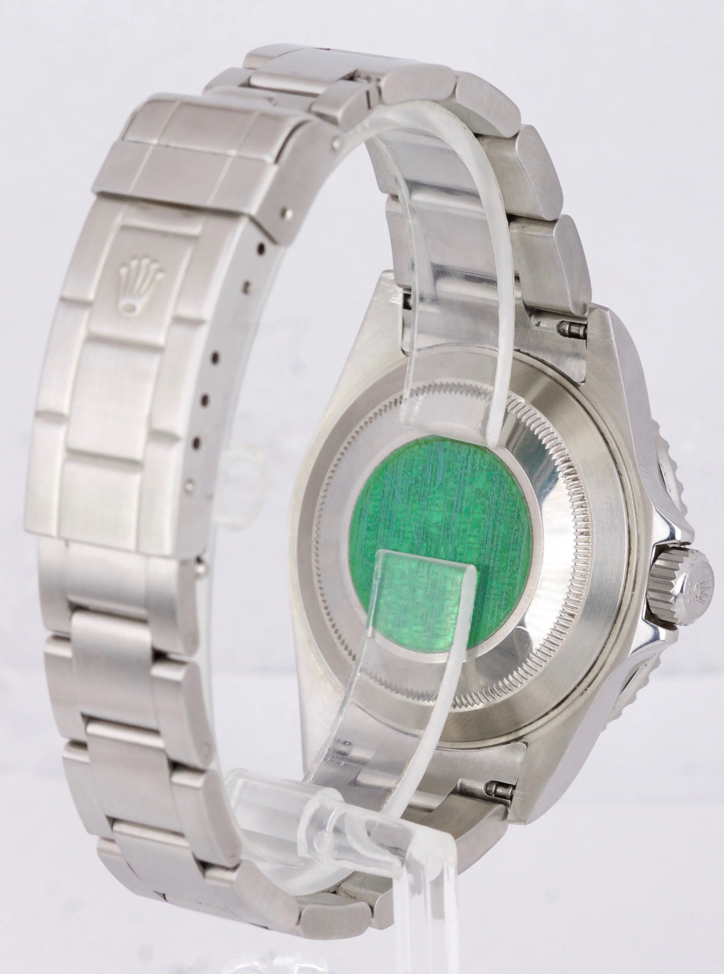 2007 UNPOLISHED Rolex Submariner Kermit GREEN STICKER 50th Anniversary 16610 LV