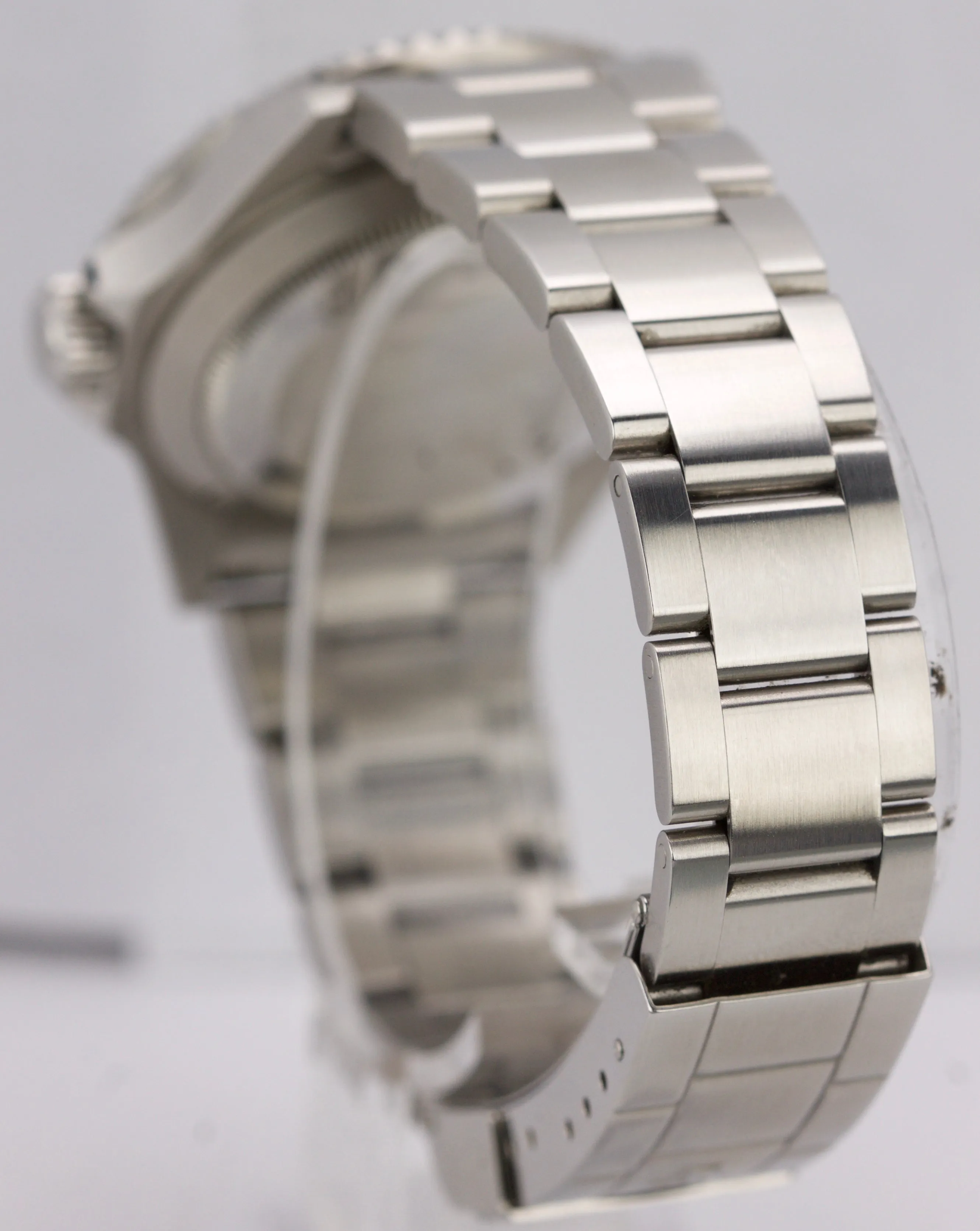 2008 UNPOLISHED ENGRAVED Rolex Submariner Kermit Green Anniversary Watch 16610LV