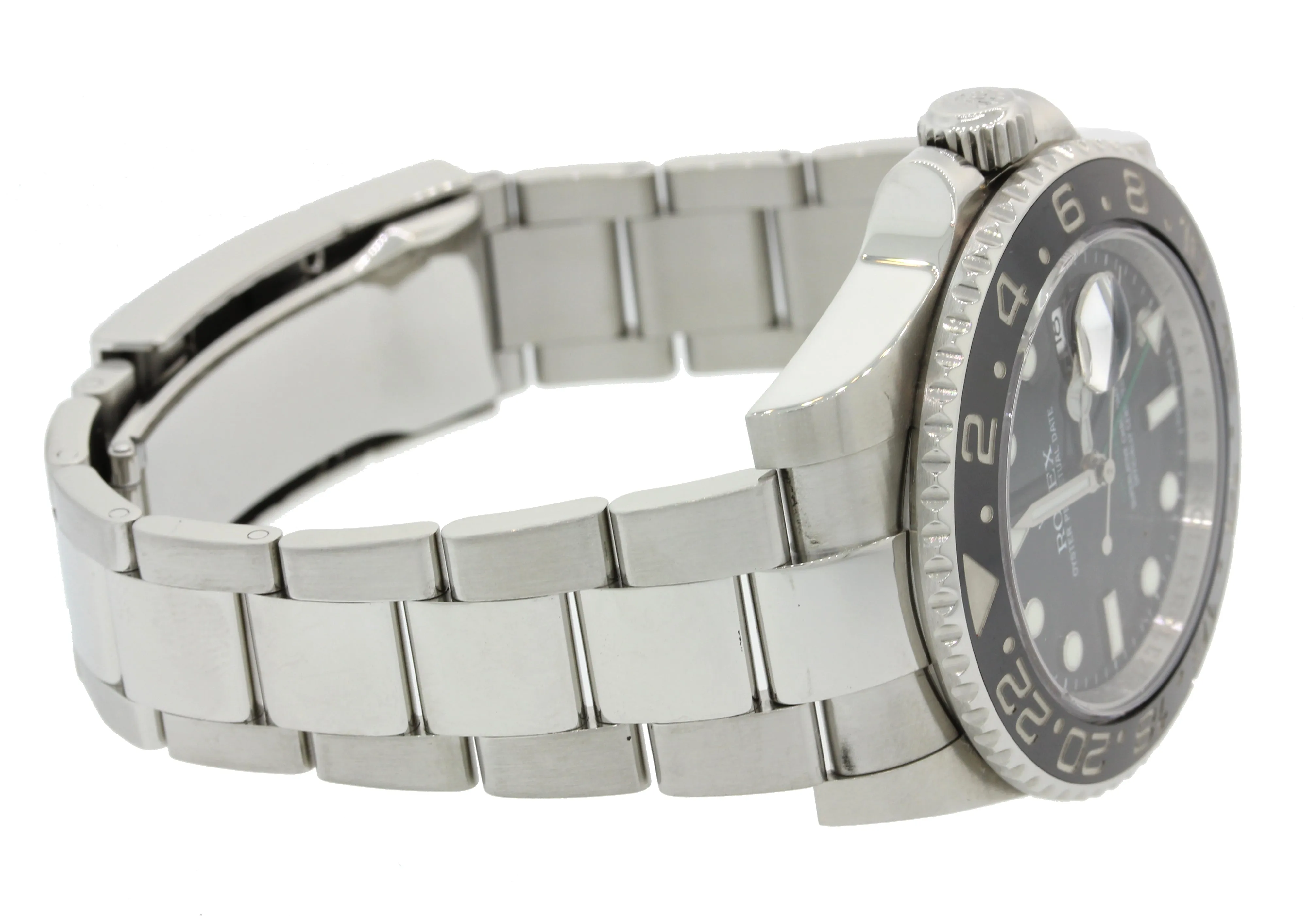 2012 PAPERS Rolex GMT Master II 116710 Steel Ceramic 40mm Black Watch Box