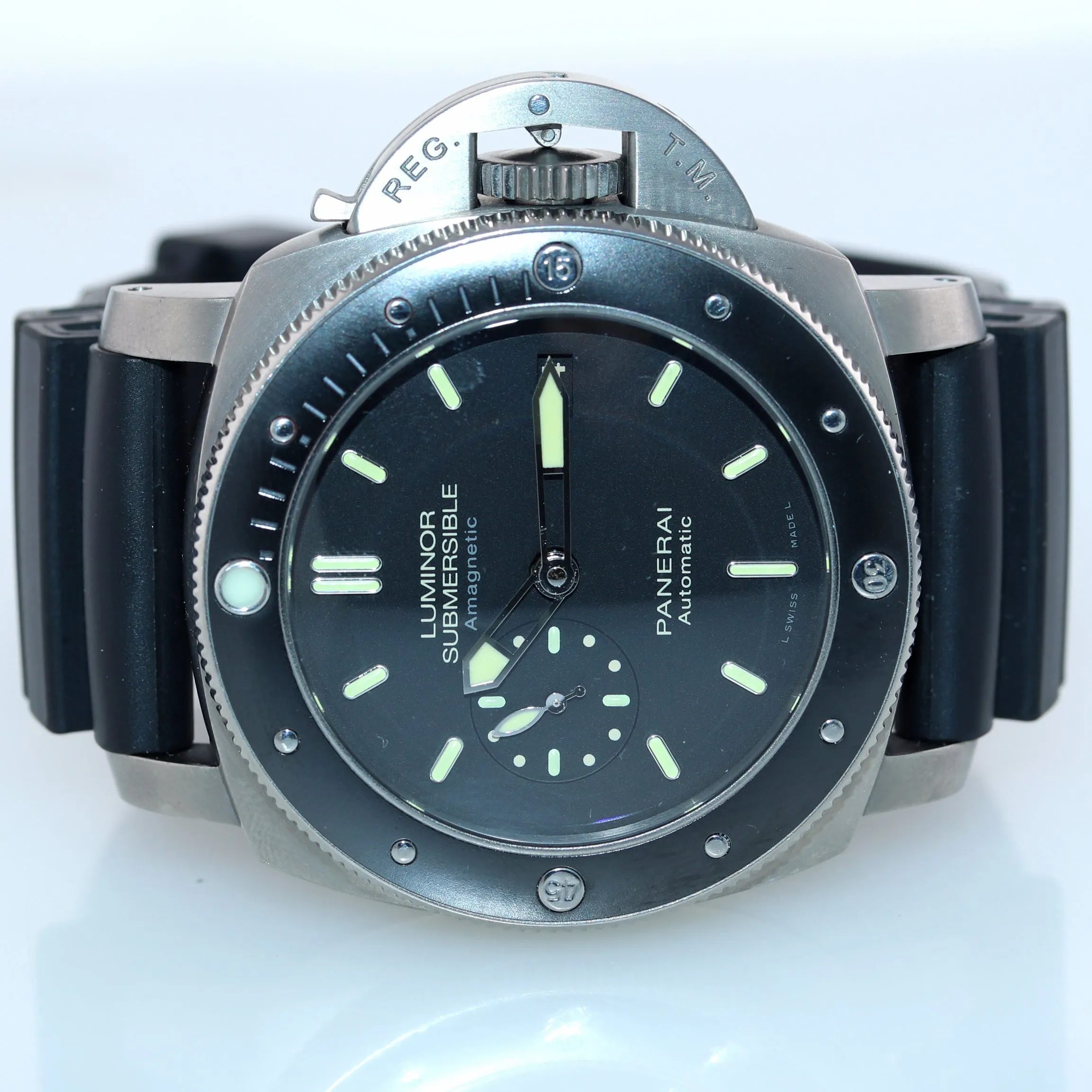 2017 Panerai PAM00389 Submersible 1950 Titanium Amagnetic 47mm PAM 389 Watch