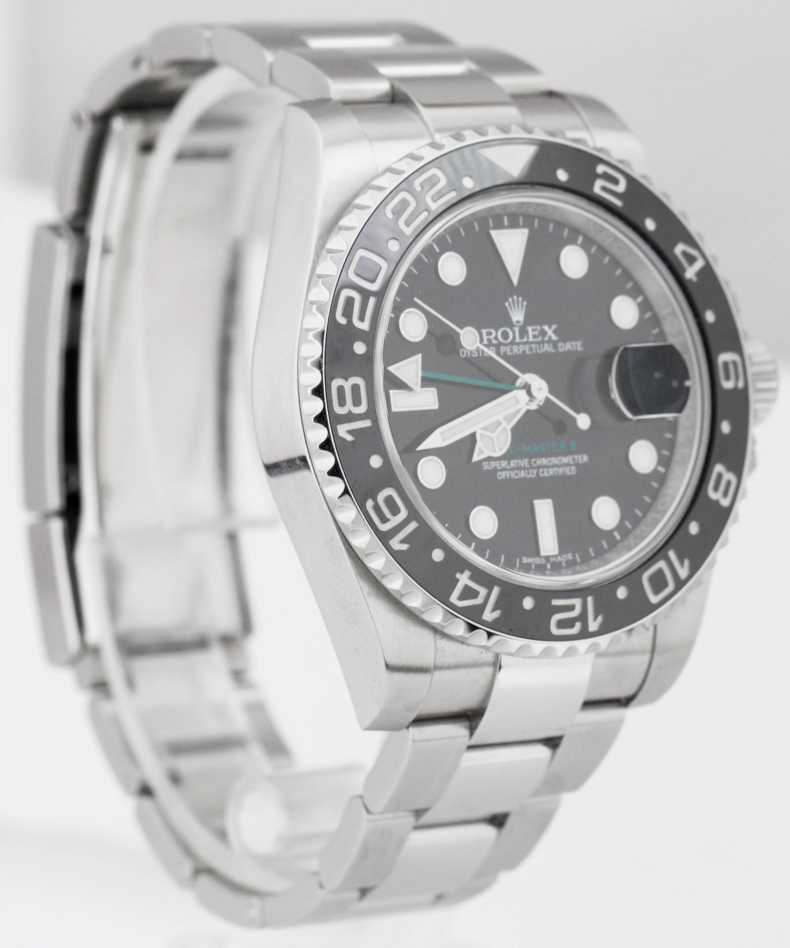 2017 Rolex GMT-Master II Stainless Steel Black 40mm Ceramic 116710 Date Watch
