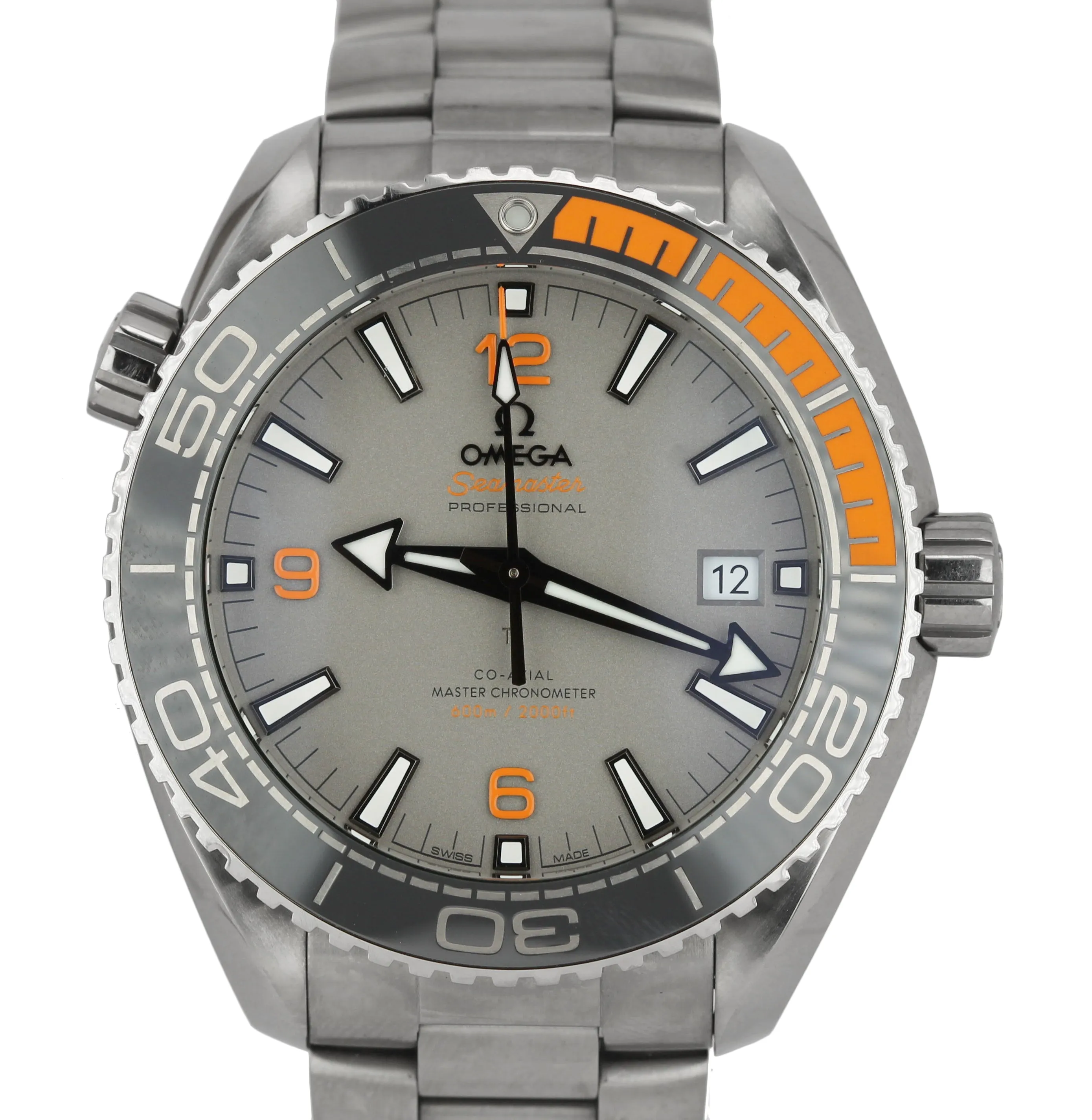2018 Omega Seamaster Planet Ocean 215.90.44.21.99.001 43.50mm Titanium Watch