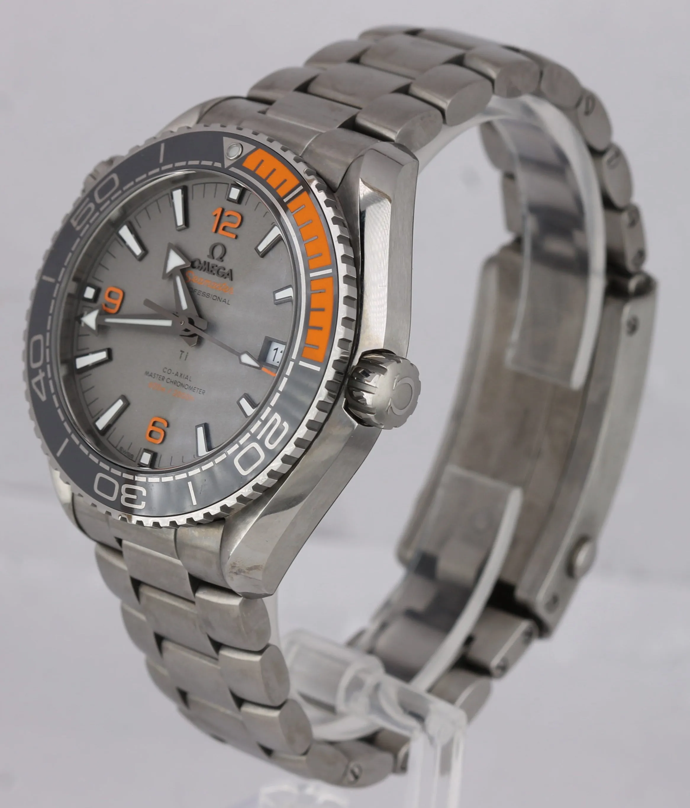 2018 Omega Seamaster Planet Ocean 215.90.44.21.99.001 43.50mm Titanium Watch