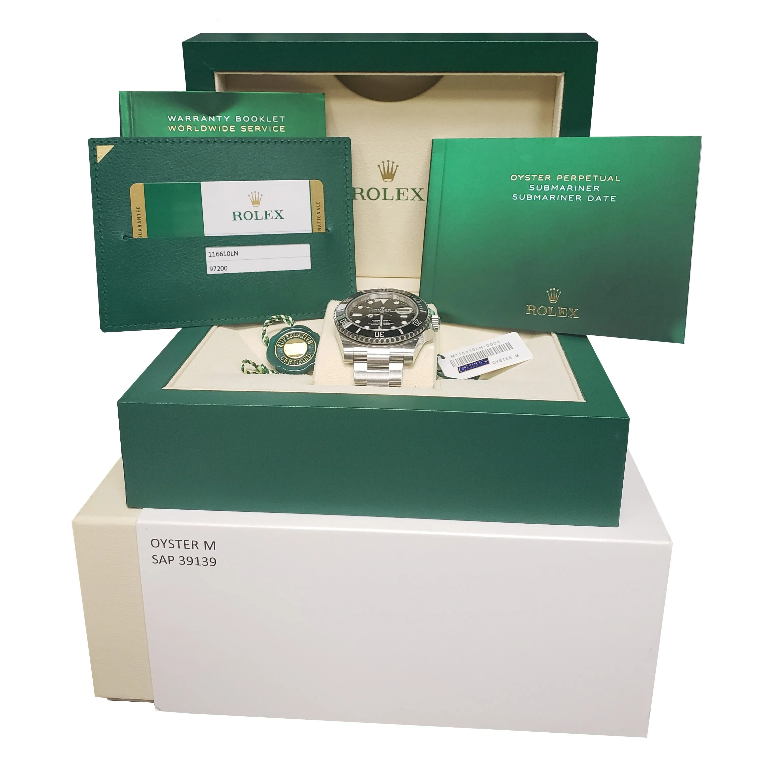 2019 MINT UNPOLISHED Rolex Submariner Date 40mm Stainless Black Ceramic 116610