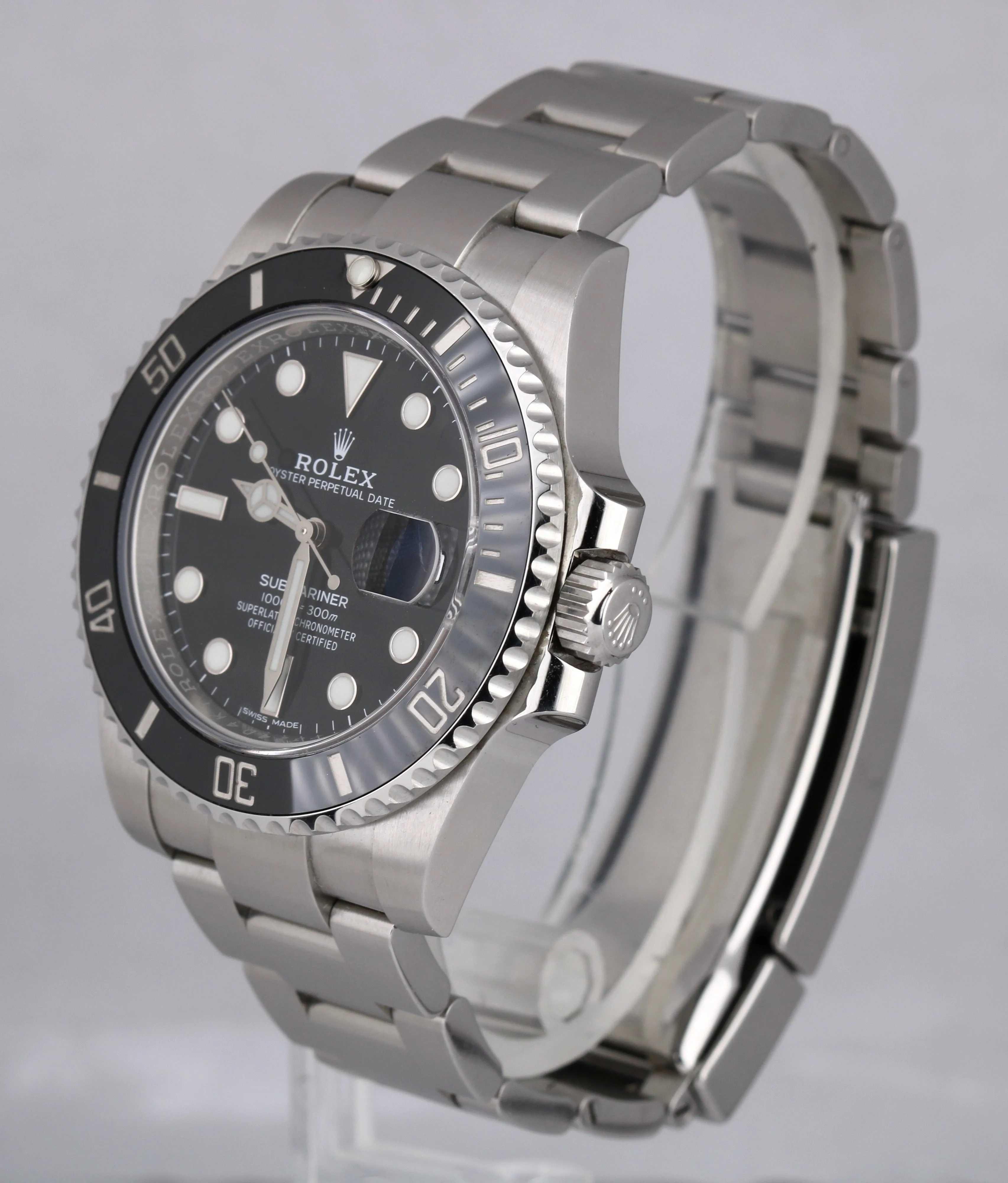 2019 MINT UNPOLISHED Rolex Submariner Date 40mm Stainless Black Ceramic 116610