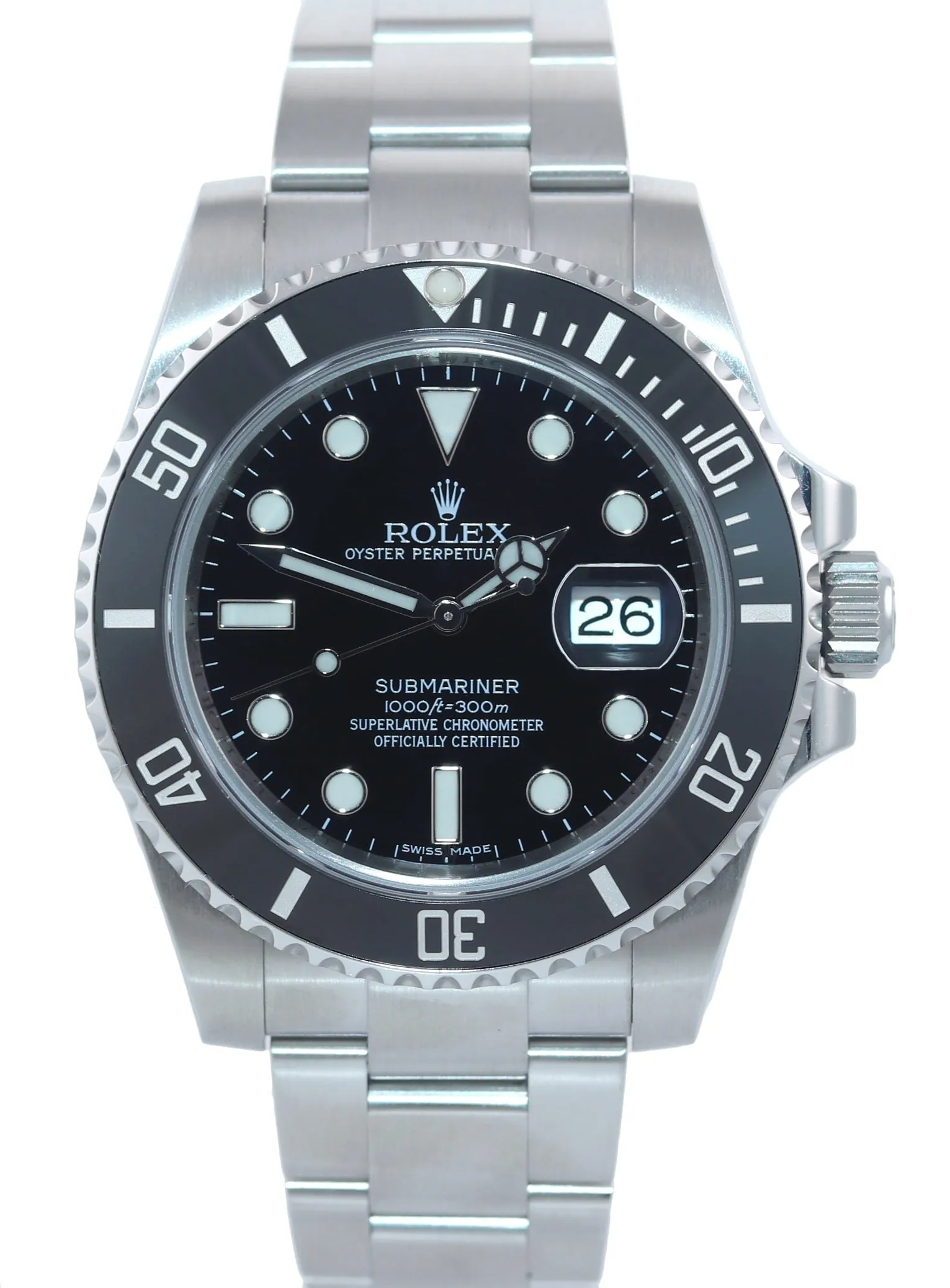 2019 Rolex Submariner Date 116610 Steel Black Ceramic Bezel 40mm Watch Box