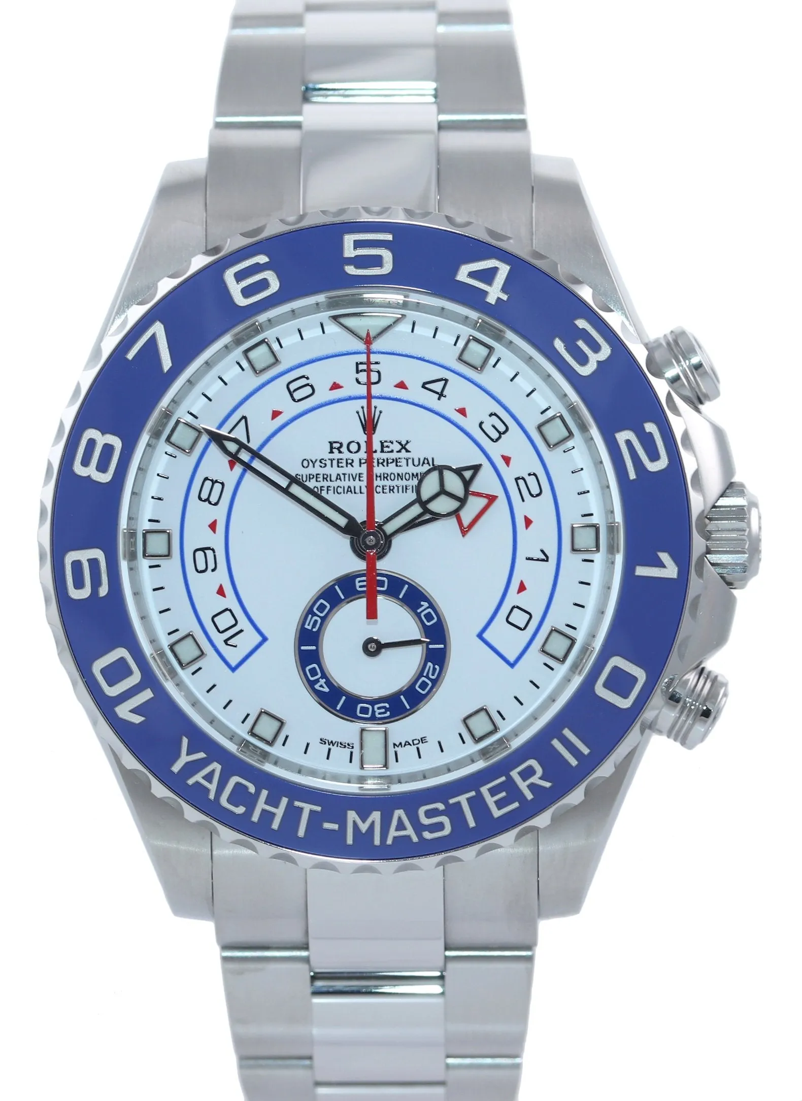 2020-2021 Rolex Yacht-Master 2  Steel Blue 116680 44mm Watch Box