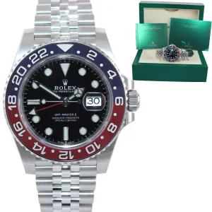 2020 Rolex GMT Master PEPSI Red Blue Ceramic 126710 BLRO Watch Box