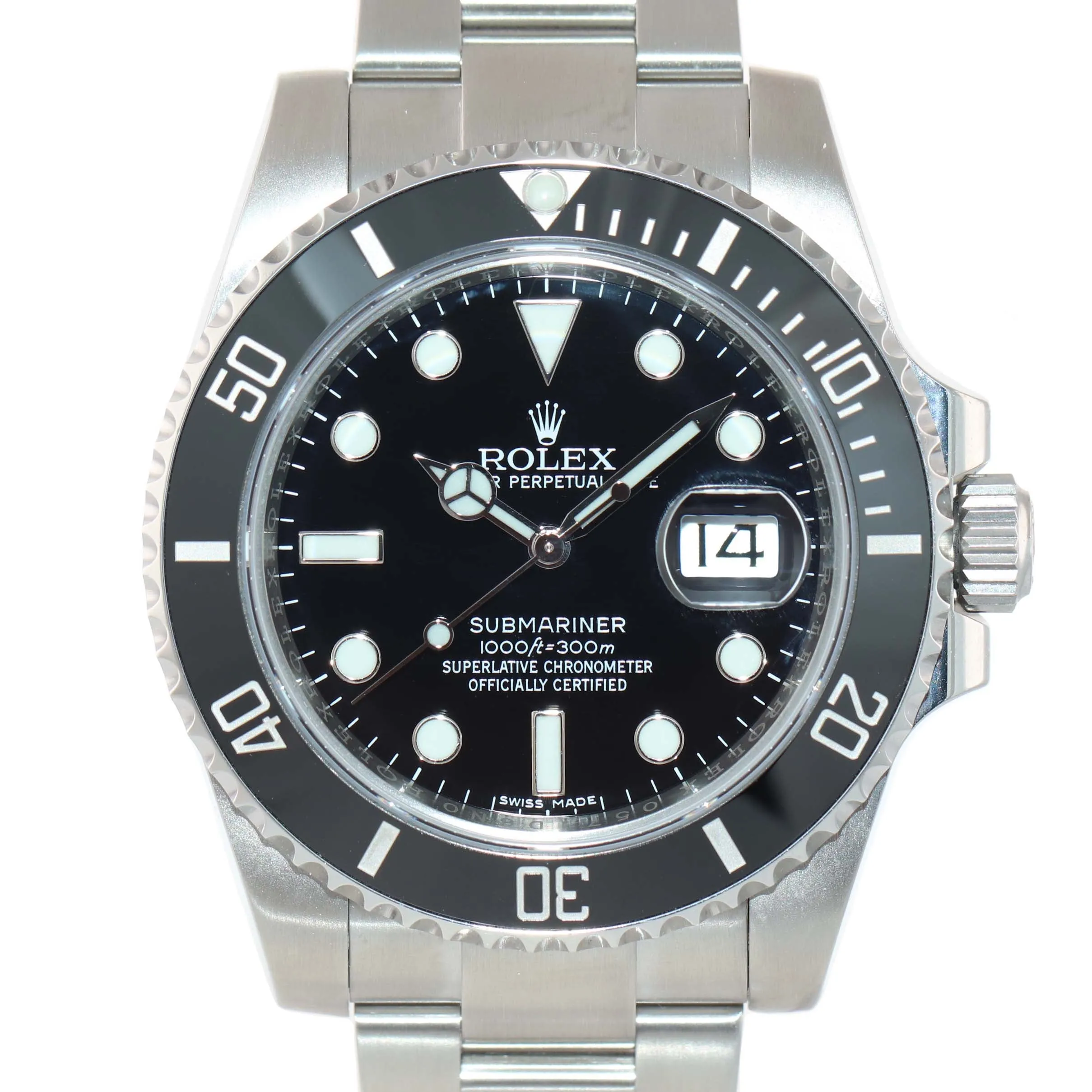 2020 Rolex Submariner Date 116610 Steel Black Dial Ceramic Bezel Watch Box