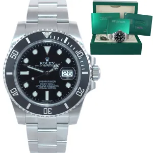 2021 NEW PAPERS Rolex Submariner 41mm Ceramic Bezel 126610 Watch Box