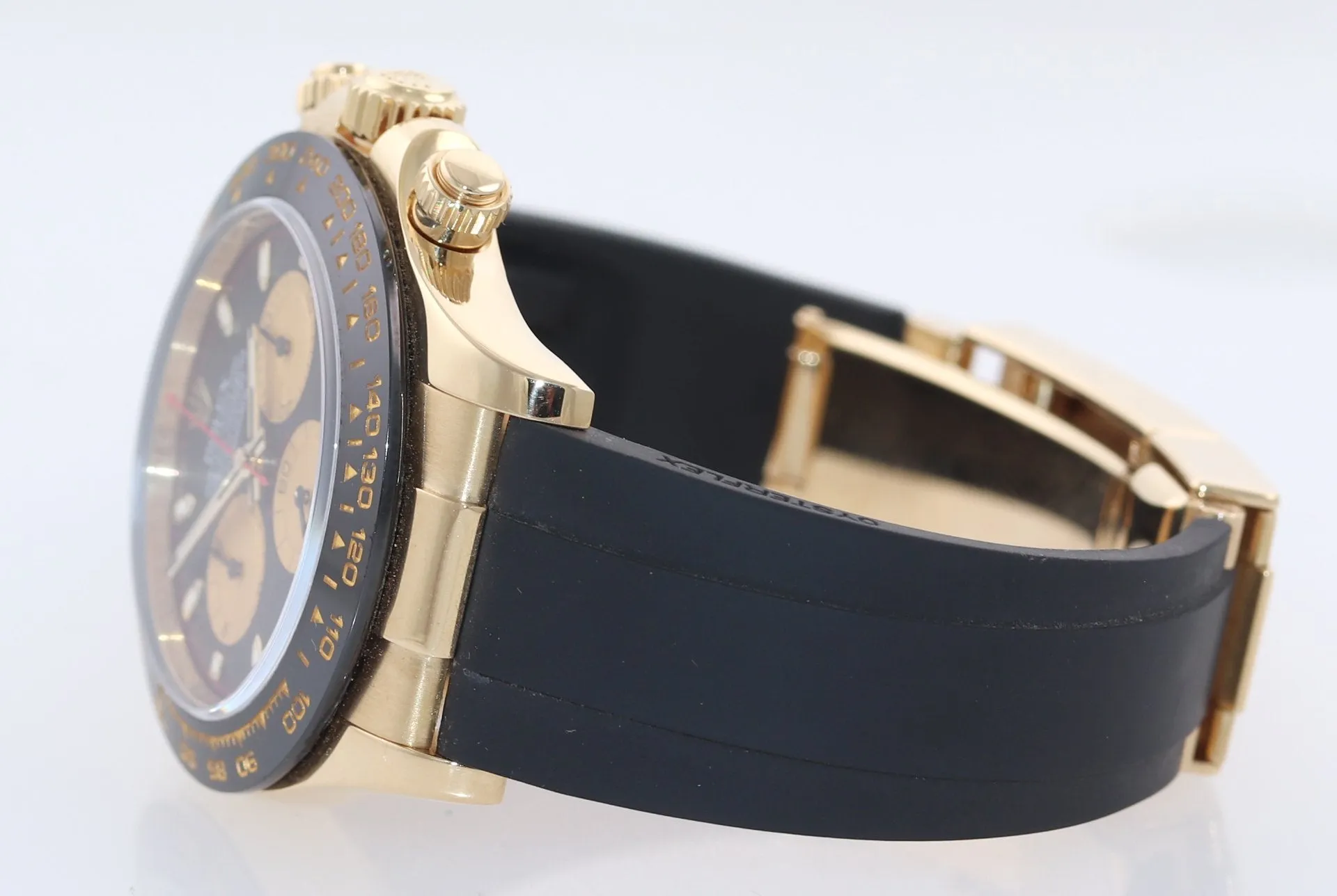 2021 Rolex Daytona 116518LN Yellow Gold Black Paul Newman Ceramic Watch Box
