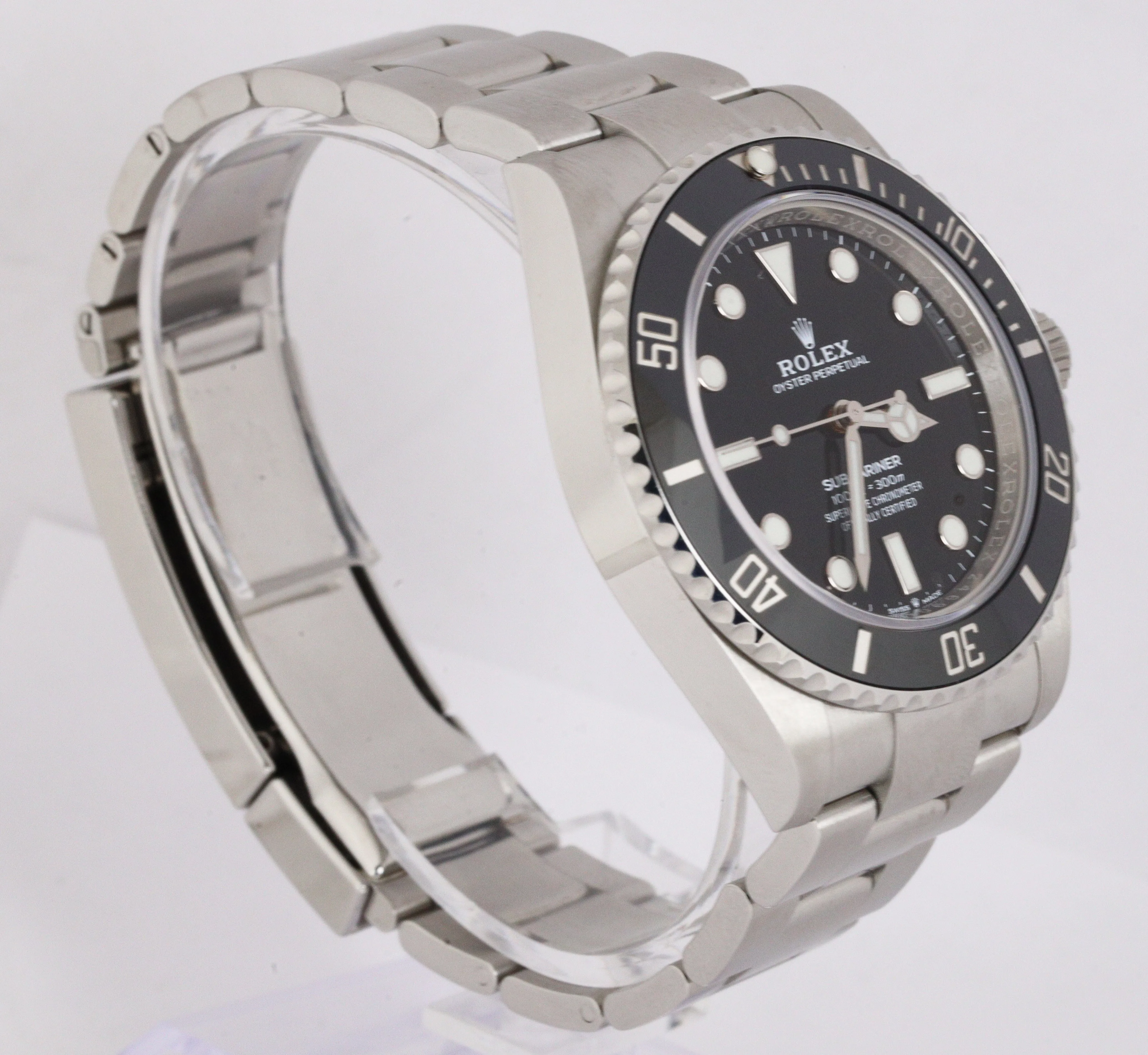 2021 Rolex Submariner 41 No-Date Stainless Black Ceramic 41mm 124060 B P Watch