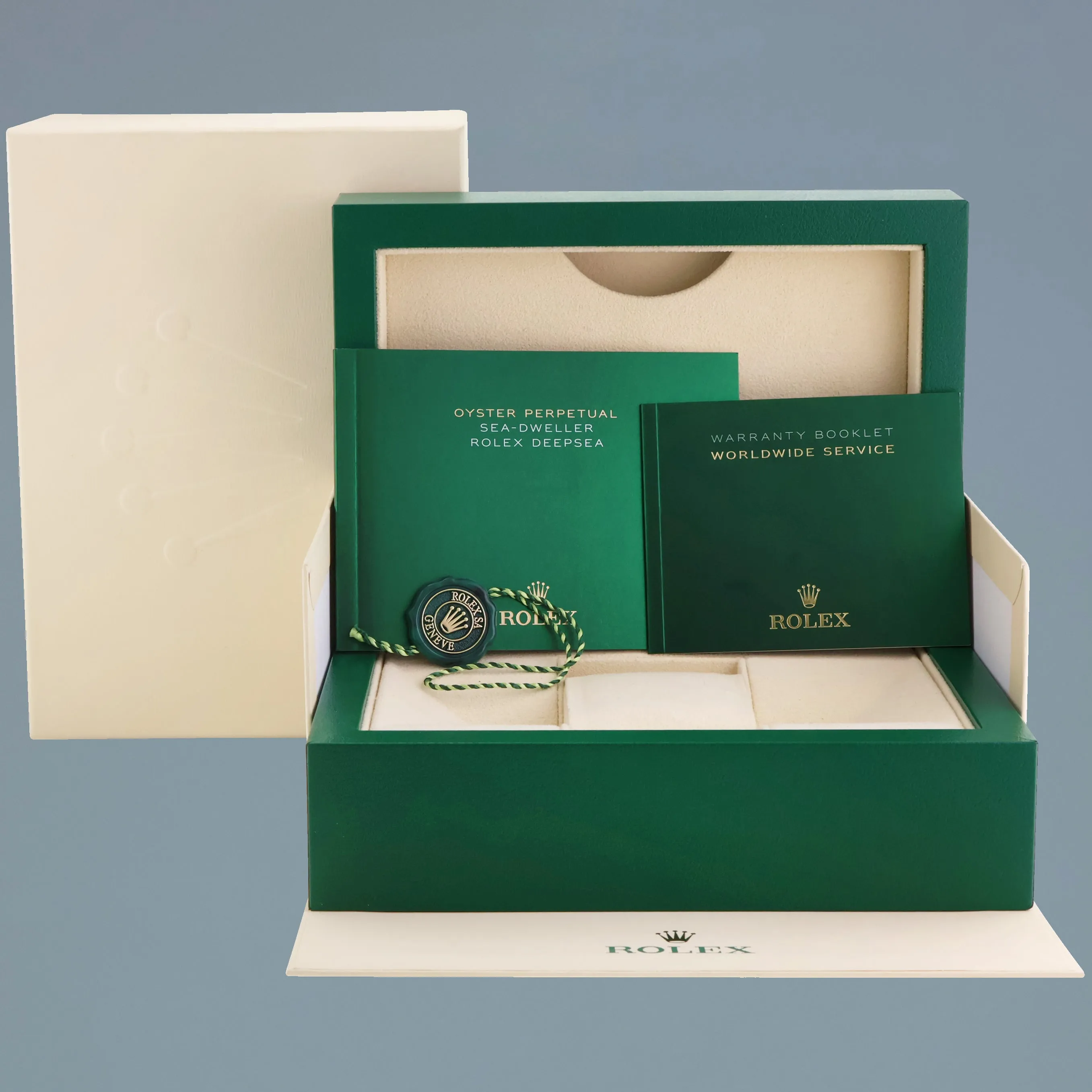 2022 MINT Rolex Sea-Dweller 43mm Two-Tone Yellow Gold 126603 Steel Black Watch