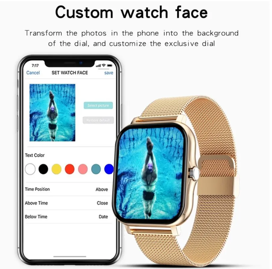 2023 Smart Watch - Touch Screen - Sports - Waterproof - Bluetooth - Medical (SPECIAL)