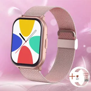 2024 New Bluetooth Call Smart Watch Women Men Heart Rate Blood Oxygen Voice Assistant 100 Sports Ladies Smartwatch For Xiaomi
