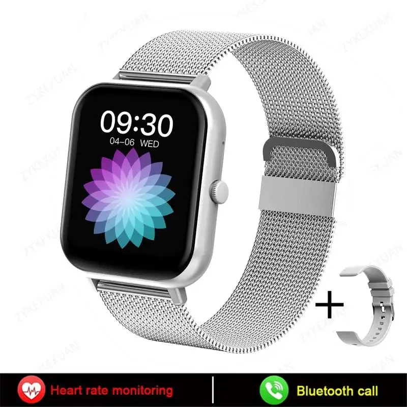 2024 New Bluetooth Call Smart Watch Women Men Heart Rate Blood Oxygen Voice Assistant 100 Sports Ladies Smartwatch For Xiaomi