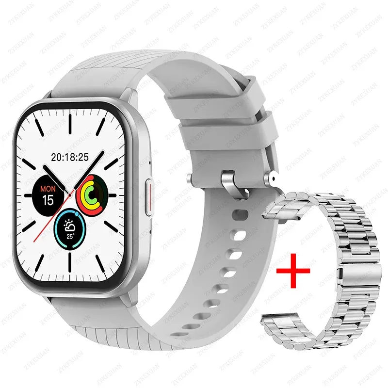 2024 New Bluetooth Call Smart Watch Women Men Heart Rate Blood Oxygen Voice Assistant 100 Sports Ladies Smartwatch For Xiaomi