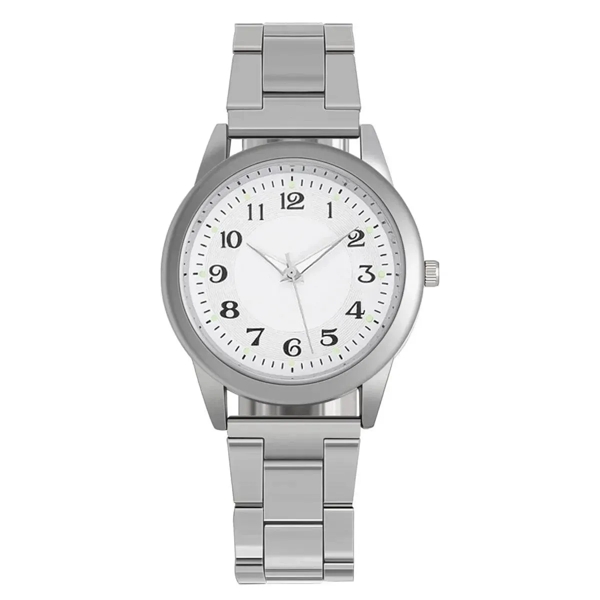 2024 Vintage Classic Men Watch Casual Man Steel Strip Strap Quartz Wristwatch Digital Steel Band Watch Men Quartz Watch Reloj