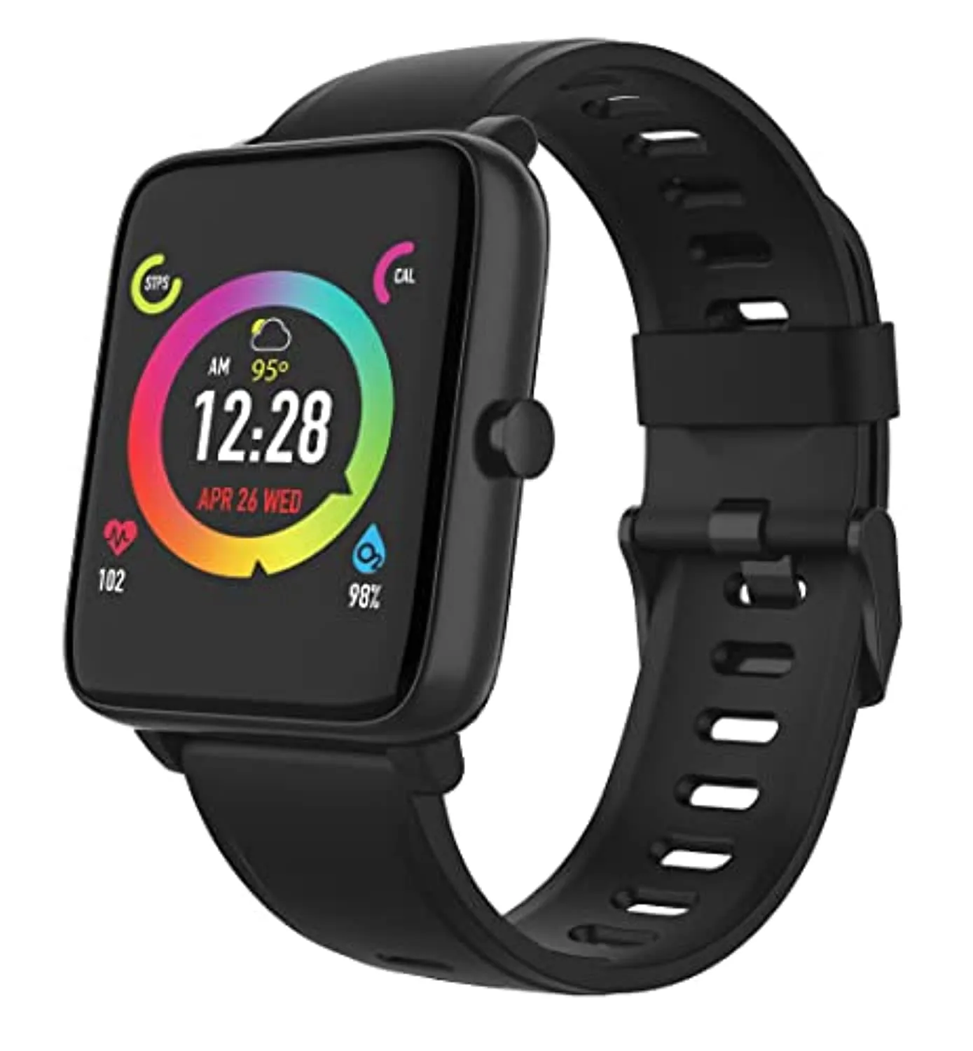 3Plus Smart Watch Built-in Fitness Tracker with Heart Rate and Blood Oxygen Monitor,Sleep Monitor Waterproof HD Color Touchscreen for Men Women Compatible with iPhone & Android Phone