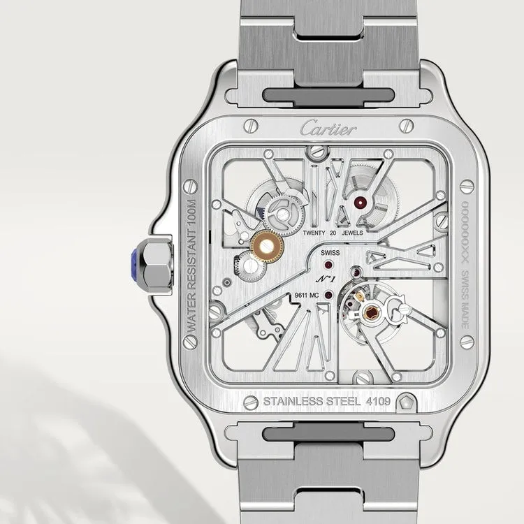 40mm C-Luxury-Watches Santos Skeleton