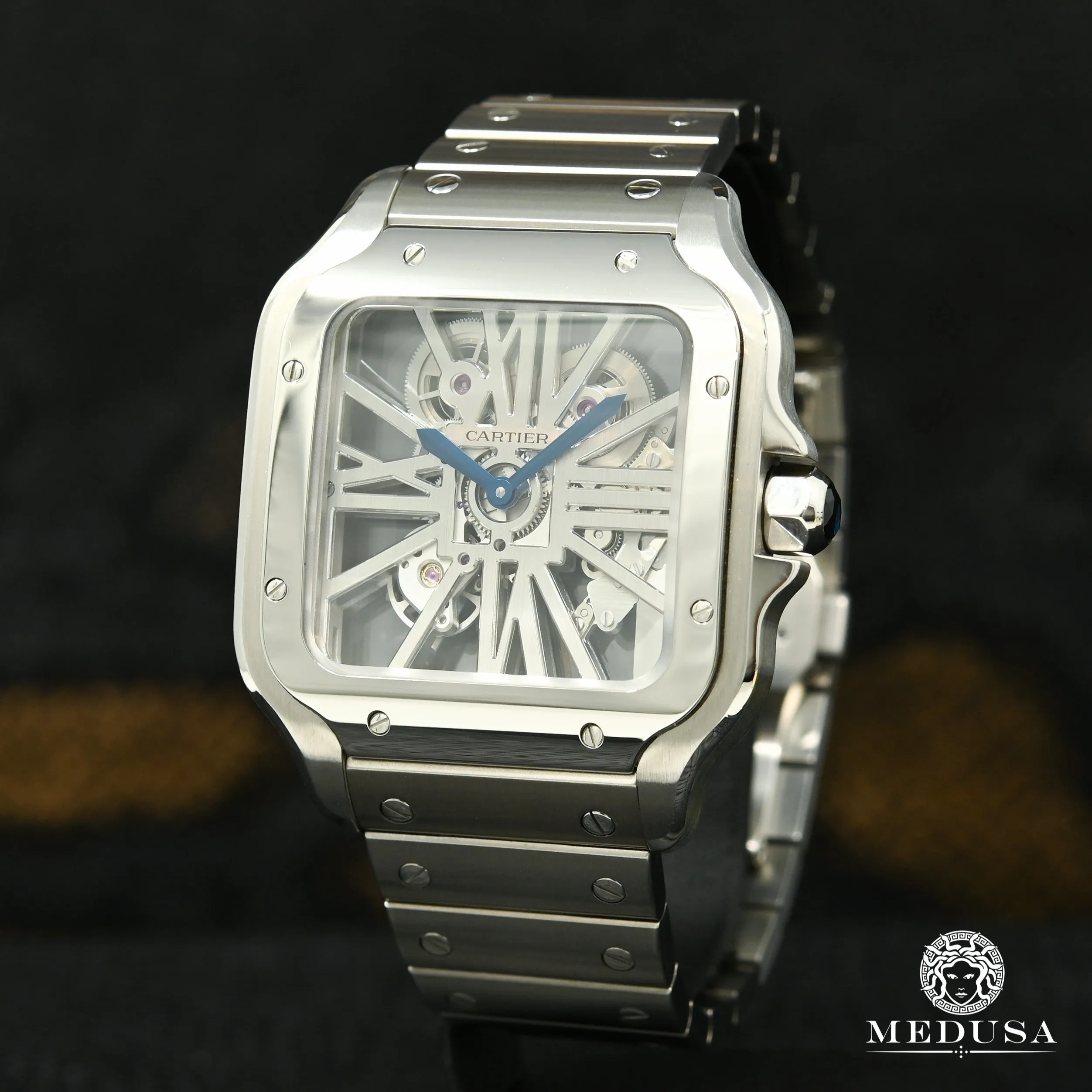 40mm C-Luxury-Watches Santos Skeleton