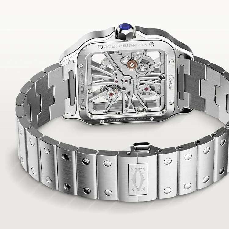 40mm C-Luxury-Watches Santos Skeleton