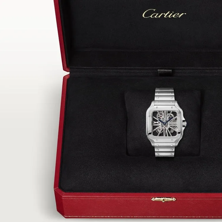 40mm C-Luxury-Watches Santos Skeleton