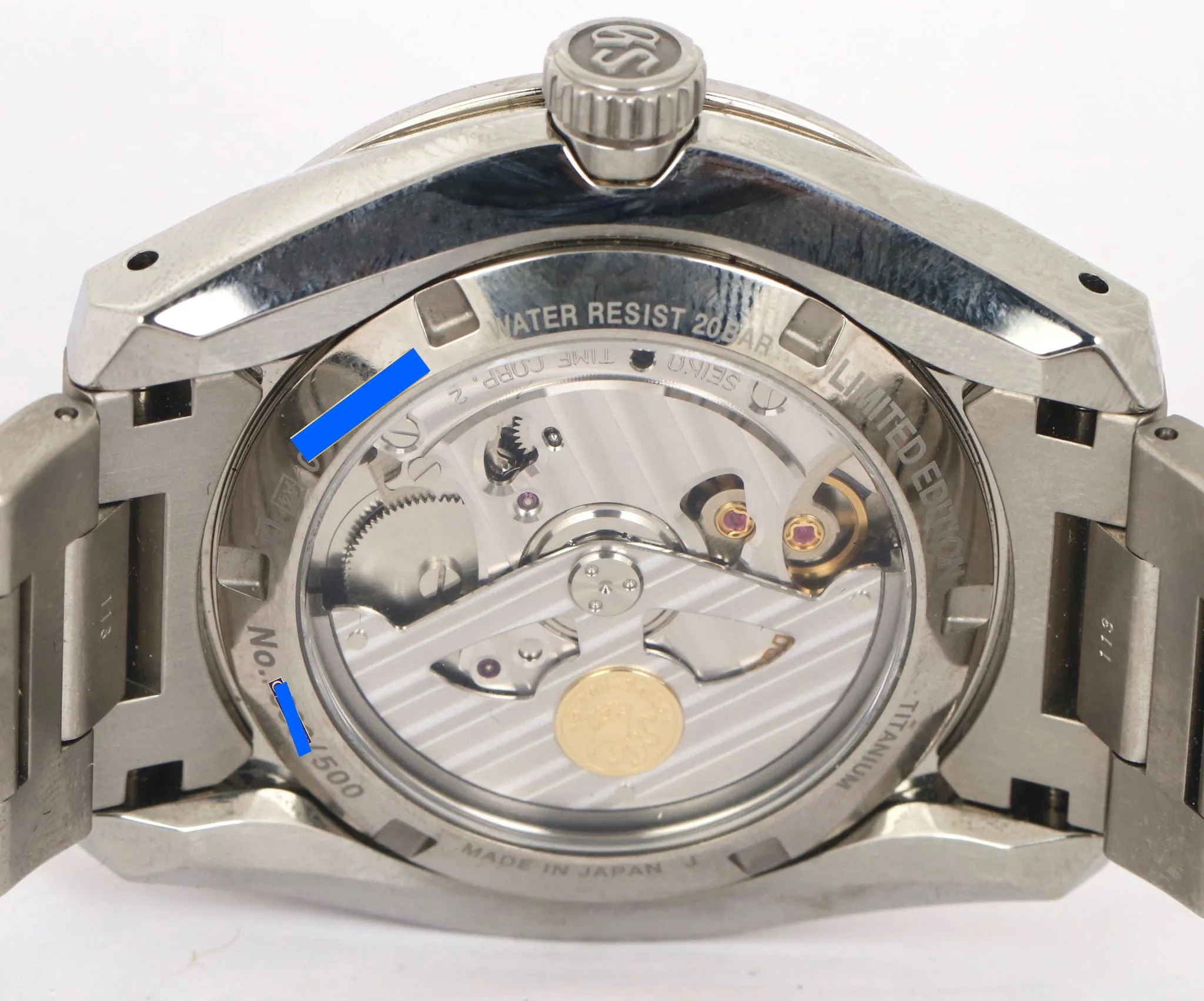 500 MADE Grand Seiko Spring Drive 'LION' Camo Titanium SBGA403 44.5mm