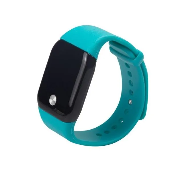 A88  Bluetooth 4.0 Smart Watch Heart Rate Monitor Blood Oxygen Monitor for iOS iPhone Android - Green