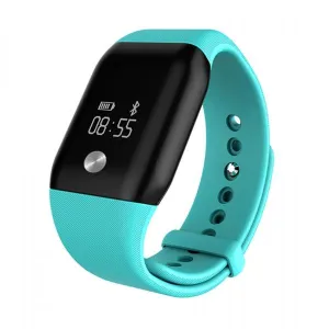 A88  Bluetooth 4.0 Smart Watch Heart Rate Monitor Blood Oxygen Monitor for iOS iPhone Android - Green
