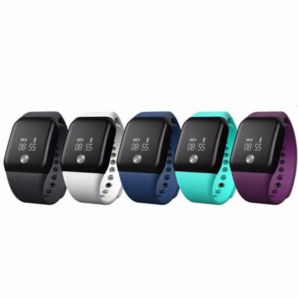 A88  Bluetooth 4.0 Smart Watch Heart Rate Monitor Blood Oxygen Monitor for iOS iPhone Android - Green