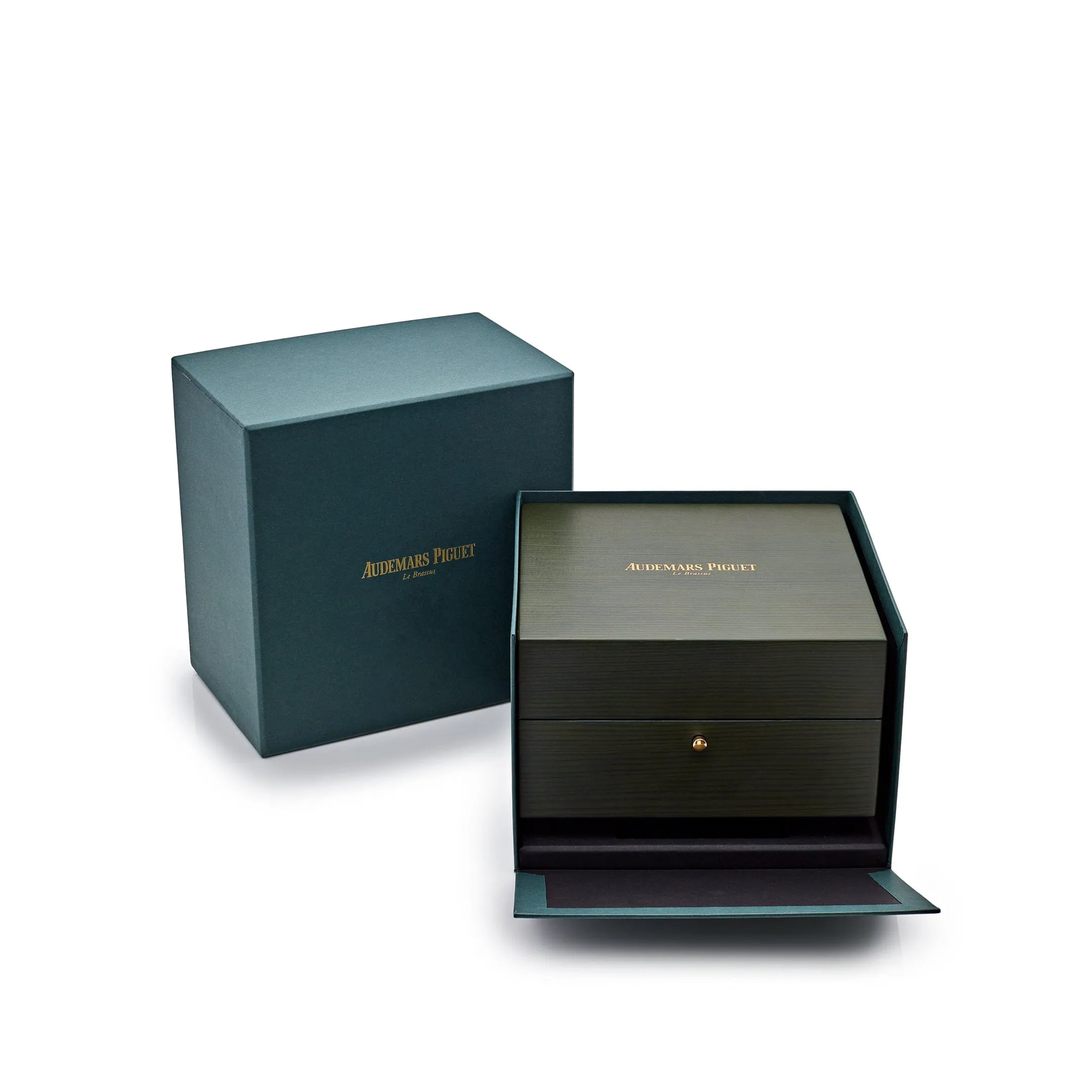 A&P Luxury Watches Royal Oak 15551BC.ZZ.D405CR.01 Diamond Bezel Diamond and White Gold Case Green Dial