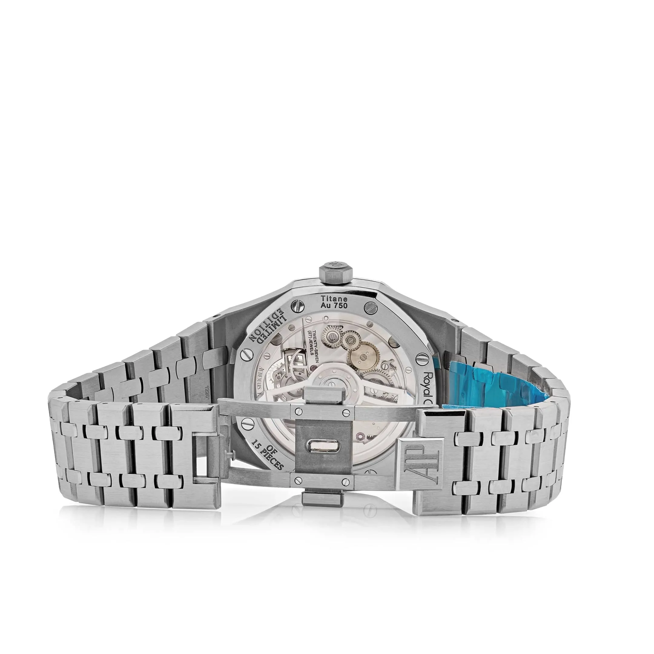A&P Luxury Watches Royal Oak 26532IC.EE.1220TI.01 Selfwinding Flying Tourbillon Titanium White Gold Emerald Bezel Limited Edition (2024)