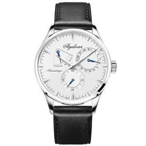 Agelocer Brand Watches Original Design Mechanical Watches for Men Casual Fashion Watches Genuine Leather Strap Power Reserve 410