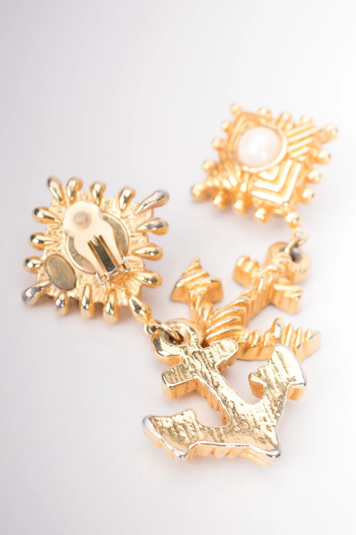 Anchor Drop Earrings