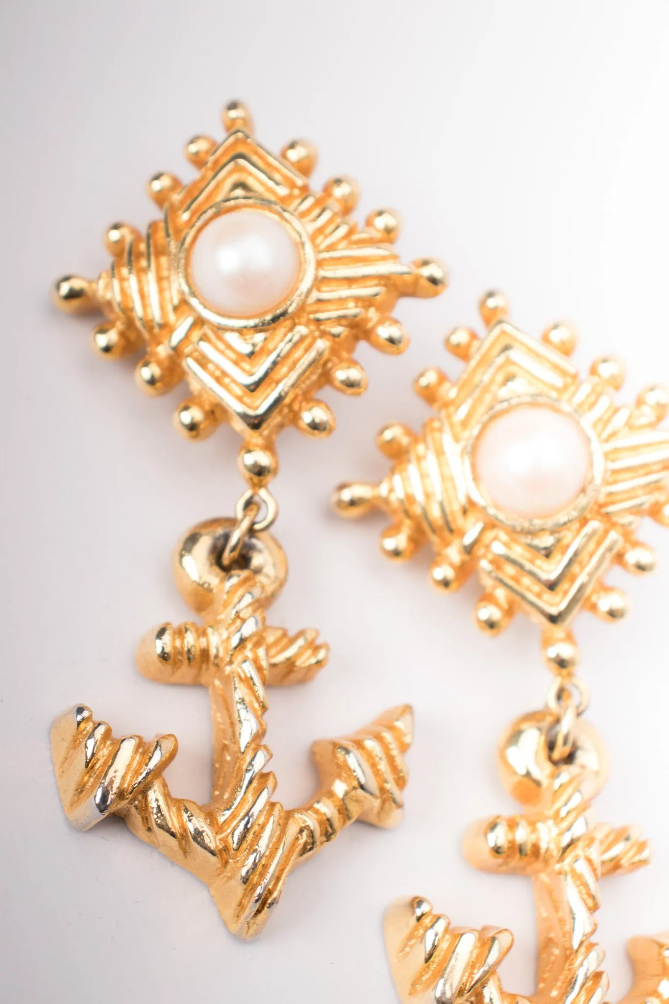 Anchor Drop Earrings