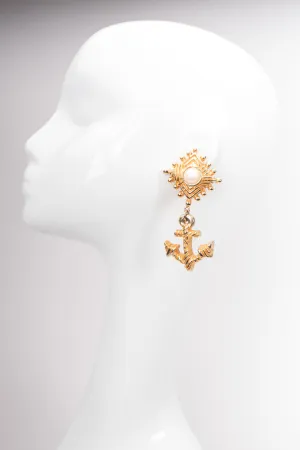 Anchor Drop Earrings