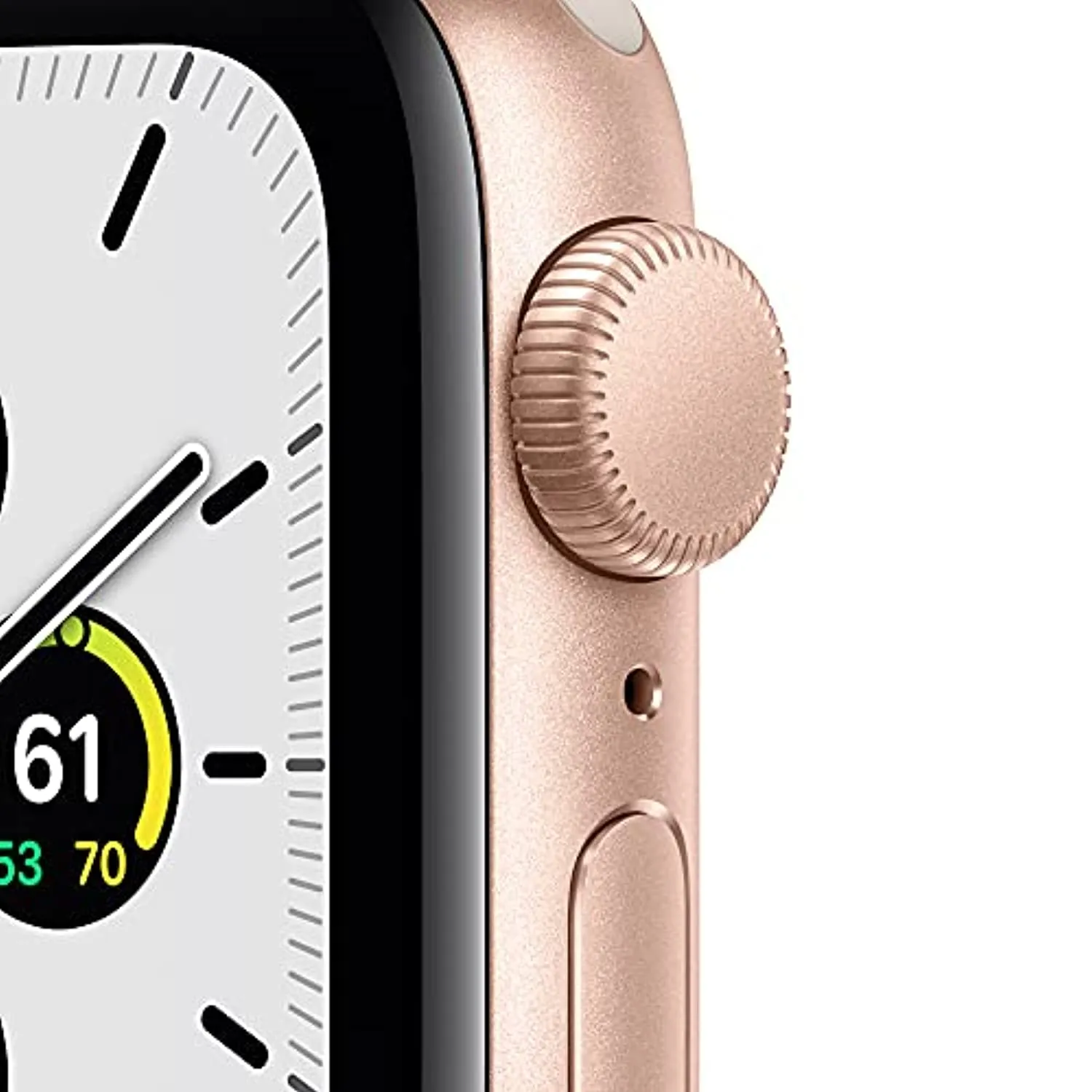 Apple Watch SE [GPS 40mm] Smart Watch w/ Gold Aluminium Case with Starlight Sport Band. Fitness & Activity Tracker, Heart Rate Monitor, Retina Display, Water Resistant